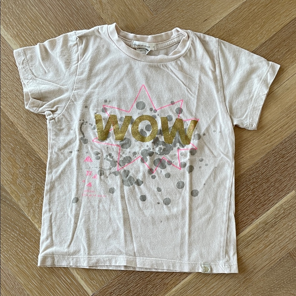Atsuyo Et Akiko WOW tee size 6 years